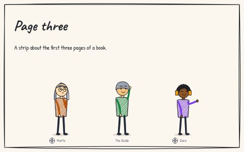 The cover of Page three